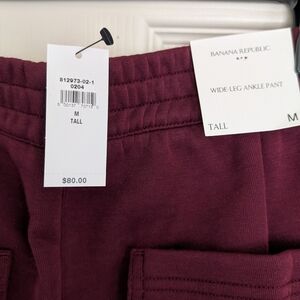 Banana Republic Weekender Wide-Leg High Rise Ankle Pants - Women's M Tall